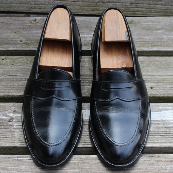 Allen Edmonds Calf Leather Black Loafers Men's US 7 Woman's 9.5 unisex - Picture 3 of 14